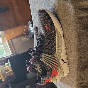 Puma Athletic Shoes - Black, Red, Gray
